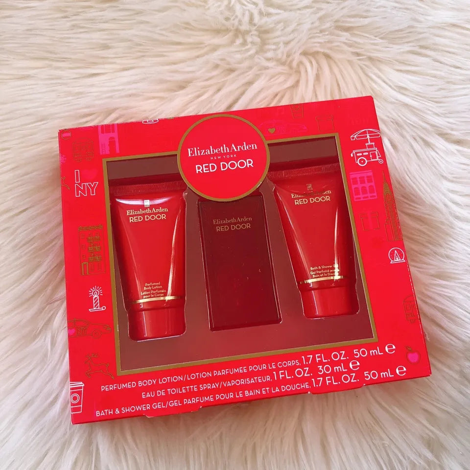 RED DOOR 3PCS SET, WOMEN'S GIFT SET