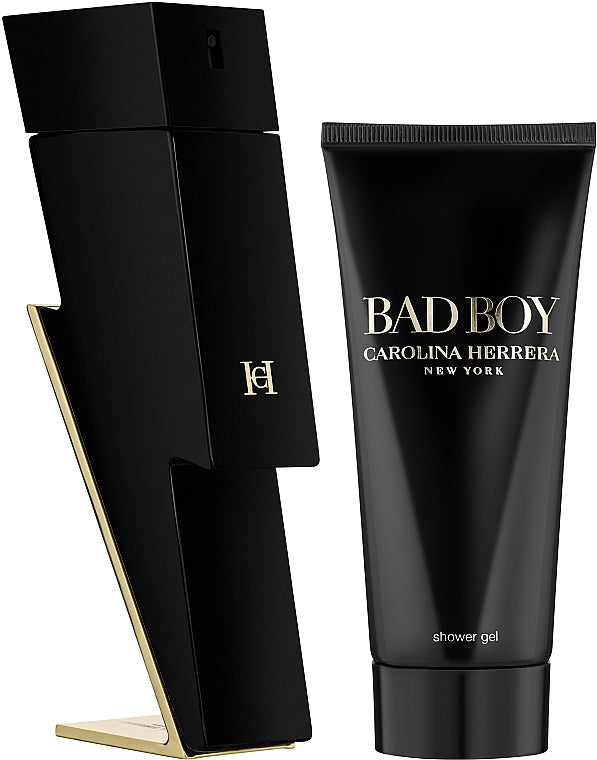 CAROLINA HERRERA BAD BOY 2PC SET, MEN'S GIFT SET, EDT