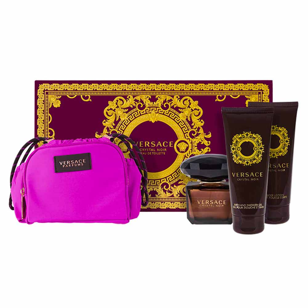 CRYSTAL NOIR 4PC SET, WOMEN'S GIFT SET, EDT