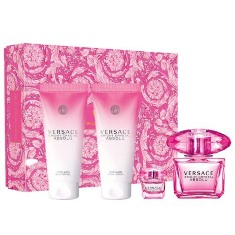 BRIGHT CRYSTAL ABSOLU 4PC SET, WOMEN'S GIFT SET, EDP